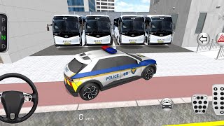 Collect All New Kia Ev Passenger Bus Parking in Police Station –3D Driving class 2025 - Android game screenshot 1