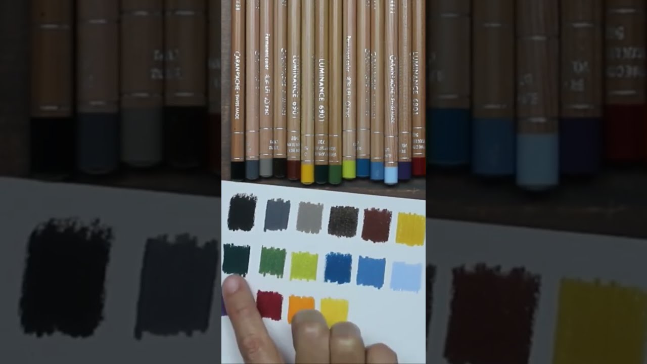 Caran D'Ache Luminance Limited Color Palette (where to start when buying  open stock) 