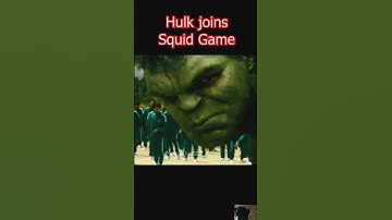 Hulk joins squid game #shortvideo #shorts