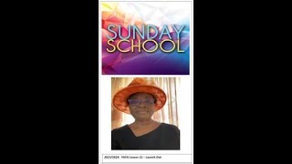 YAYA Sunday School Lesson 21 - Launch Out