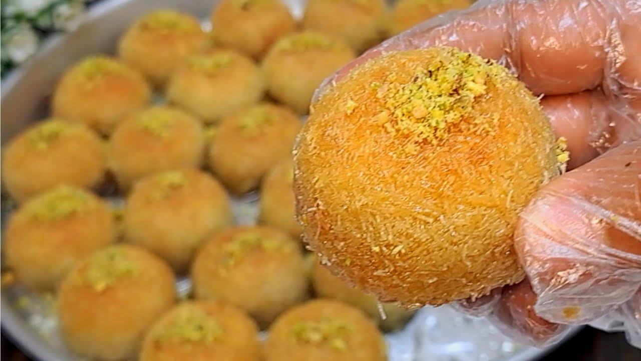 الكنافه المحشيه بكل احترافيه❗️بطريقه سهله هتنبهري من جمالها ❗️وطعم وشكل ينافس اكبر حلواني