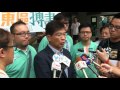 2015.10.02 - 《區議會選舉》 (09:55) 民主黨報名前 單仲偕 見傳媒