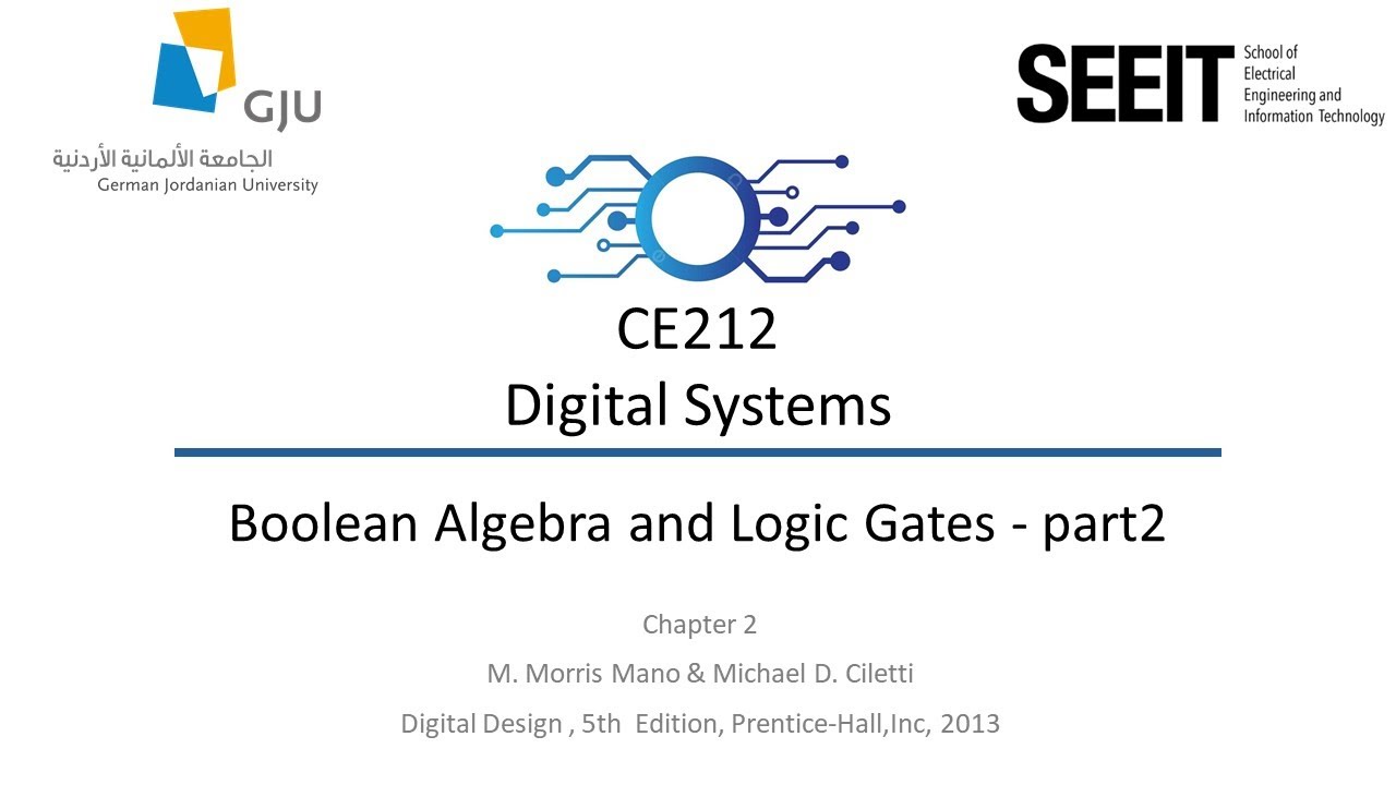 Lec6: Boolean Algebra and Logic Gates - part2 - YouTube