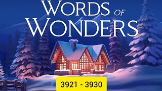 game words of wonders level 3921, 3922, 3923, 3924, 3925, 3926, 3927, 3928, 3929, 3930 Wealth