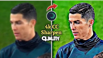 Alight Motion 4K CC Sharpen Quality Video Editing / Low Quality Video To High Quality Video Tutorial