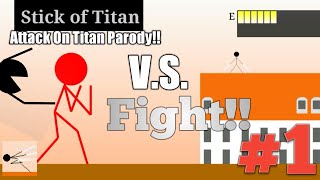 Mini-games! + Weird Pac-Man Faced Titans! + Epic Titan Battles! | Stick Of Titan gameplay part 1 screenshot 4