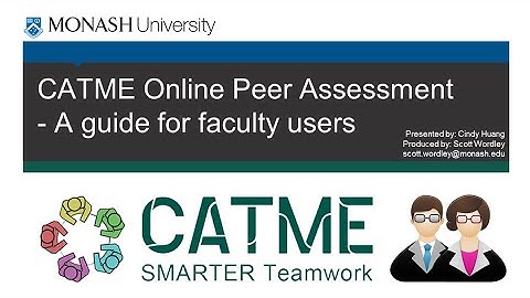 CATME Online Peer Assessment - A guide for Faculty Users