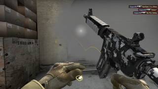 CSGO: M4A4 | INSANE Spraydown ACE!!