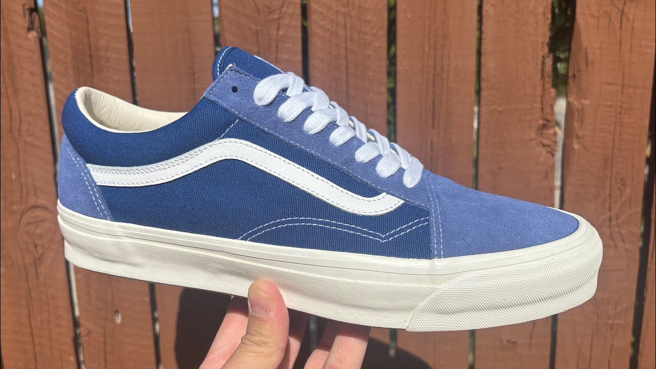 ★ VANS ★ PREMIUM OLD SKOOL Suede Blue Blue 兼用 Vans Review: Premium Old Skool LX ”Music Collection” (Suede