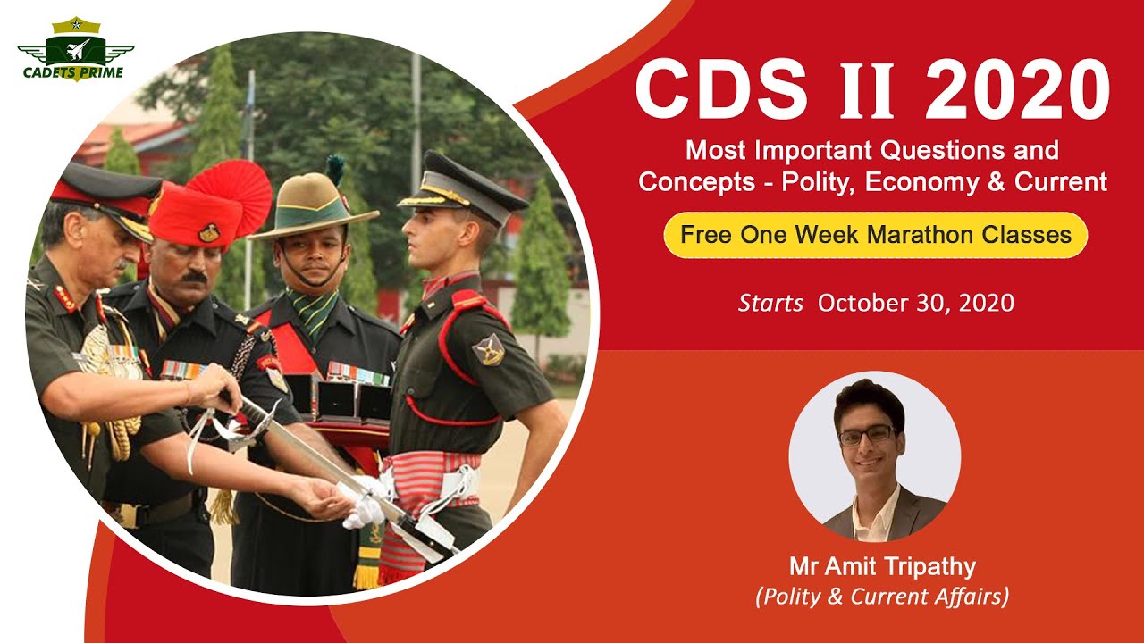 CDS II 2020 - Most Important Questions and Concepts - Polity, Economy & Current Affairs | Amit Sir
