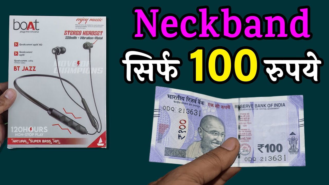 cheapest neckband India Budget Wireless Earphones Under 100 ₹100