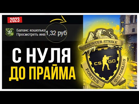 С НУЛЯ ДО ПРАЙМА В 2023 ГОДУ. БЕСПЛАТНЫЙ ПРАЙМ. ЗАРАБОТОК КС ГО. СХЕМА ТРЕЙДА 2023.