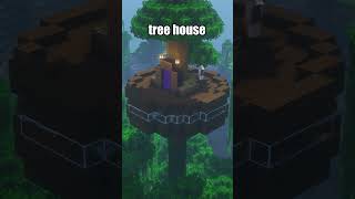 Minecraft | Tree house 🌳 #shorts    #minecraft   #tutorial Wealth