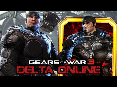 Gears of War 3 PC Delta Online - CLASSIC MARCUS Character Skin Gameplay!