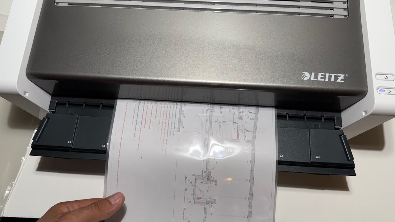 Leitz Touch Turbo A3( Laminator documente ) YouTube