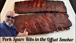 How to Smoke Pork Spare Ribs in an Offset Smoker | St Louis Style Ribs | Baker’s BBQ
