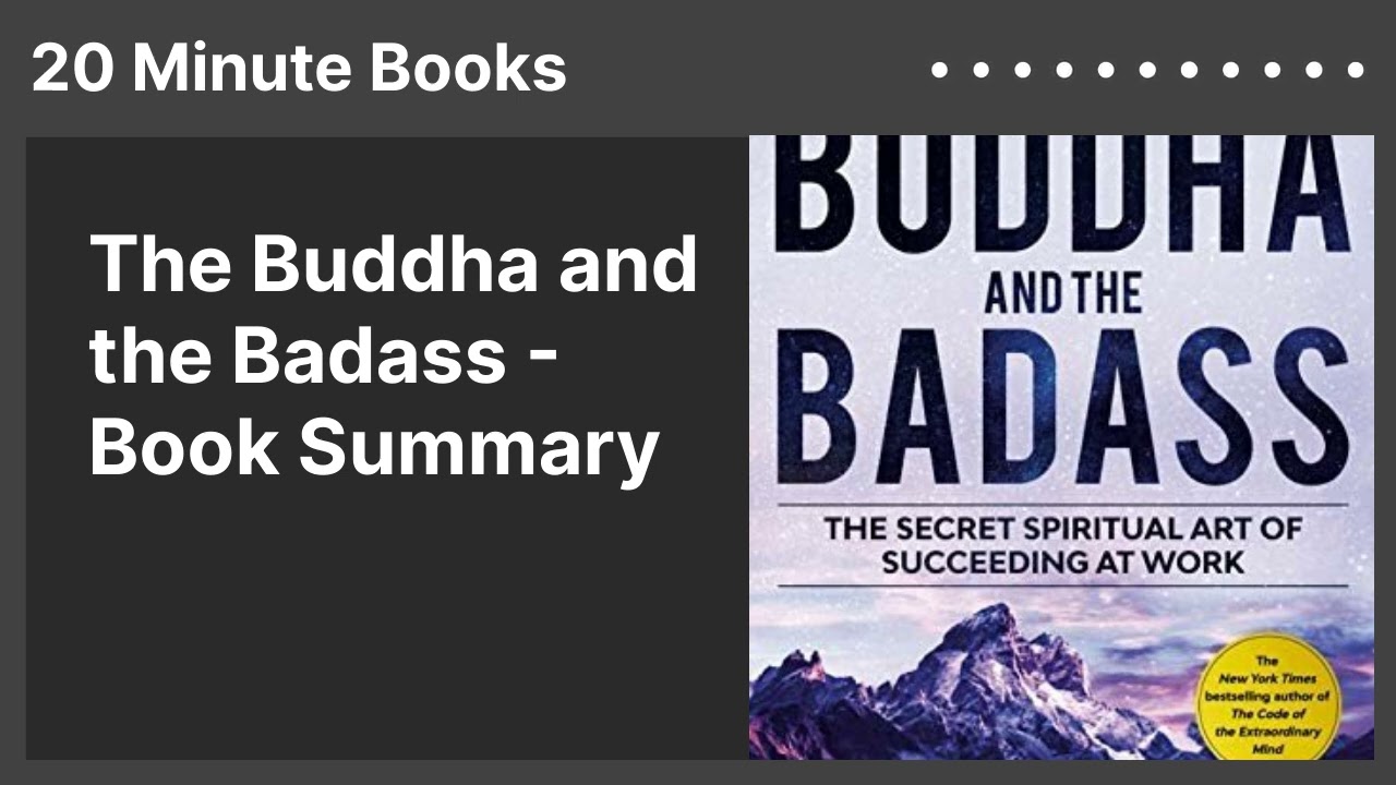 The Buddha and the Badass - Book Summary
