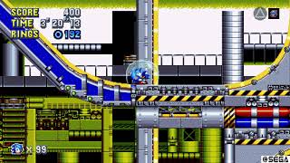 Sonic Mania - Chemical Plant Act 1 (Sonic) Ring Attack - 382 Rings