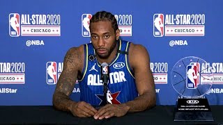 Kawhi Leonard Postgame Interview - 2020 NBA All-Star Game