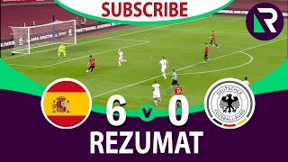 Spania - Germania 6-0. Umilinta pentru nemti. Rezumat: Franta - Suedia 4-2, Croatia - Portugalia 2-3