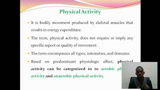 physical fitness Unit one lesson one