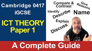 Guide to answering ICT Theory Paper 1, Cambridge 0417 ICT IGCSE, [May/June 2022 paper 11 solved]