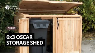 Assembling the 6×3 Oscar Storage Shed | Utility & Bike Storage Kit