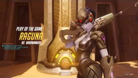 Overwatch potg Widowmaker Temple of Anubis