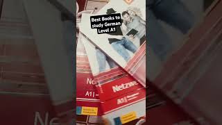 Best Books to study German Level A1.......