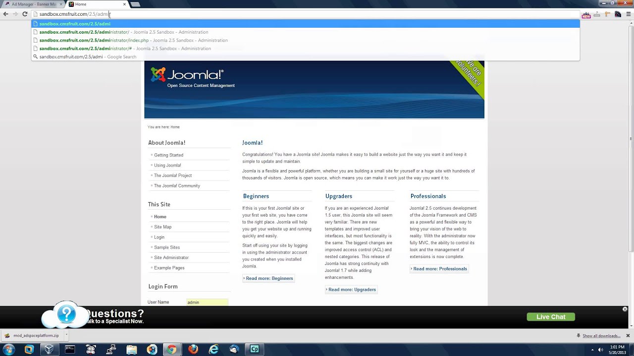 How Install Ad Manager And Banner Manager Onto Your Joomla Website