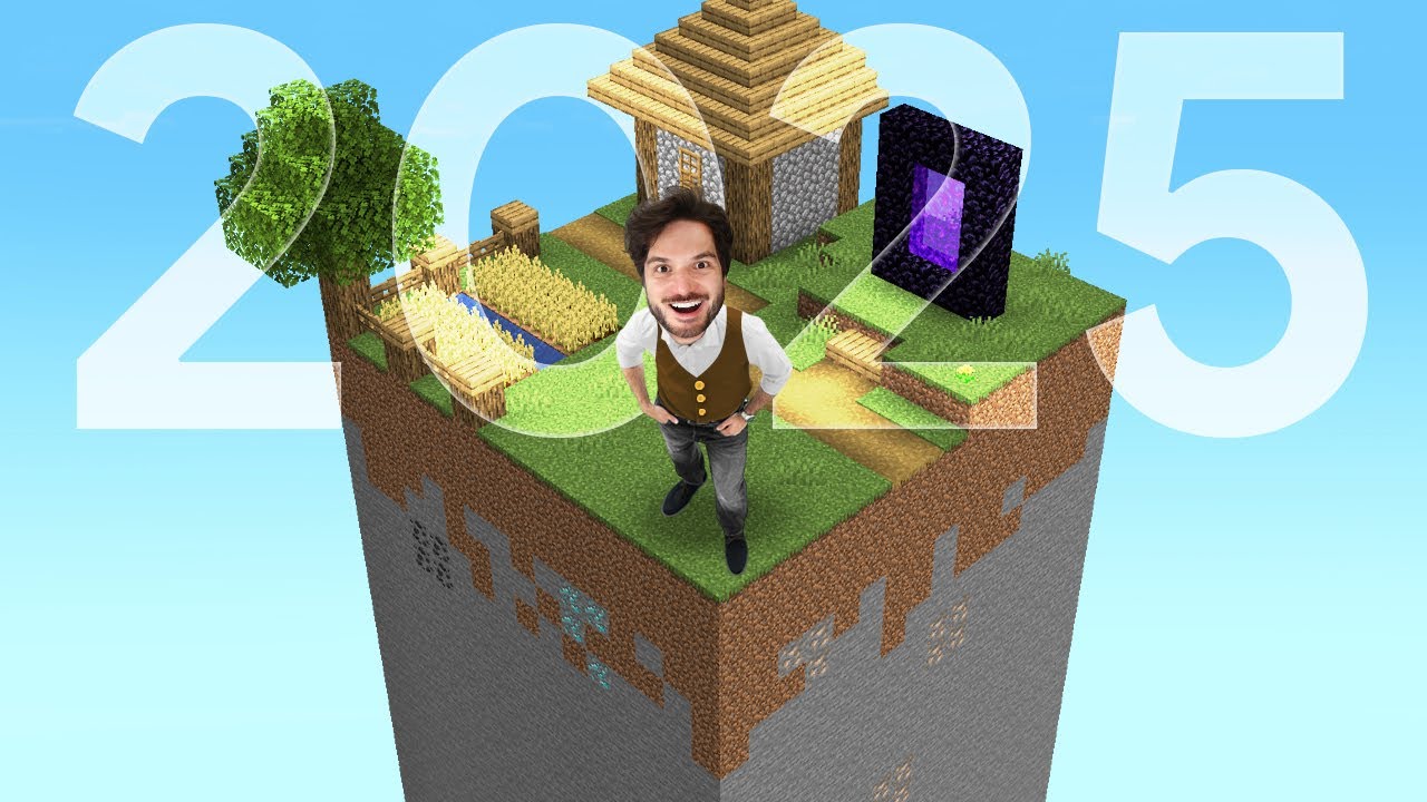 SURVIVAL NO MINECRAFT COM APENAS 1 CHUNK EM 2025!