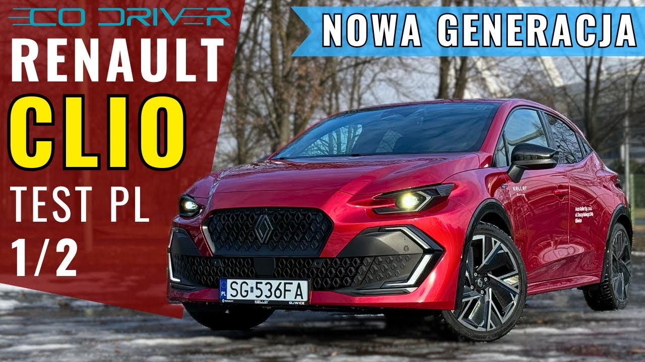Renault Clio 2026 - TEST PL [1/2] 1.8 E-Tech 160 KM | esprit Alpine | VW Polo i Toyota Yaris killer?