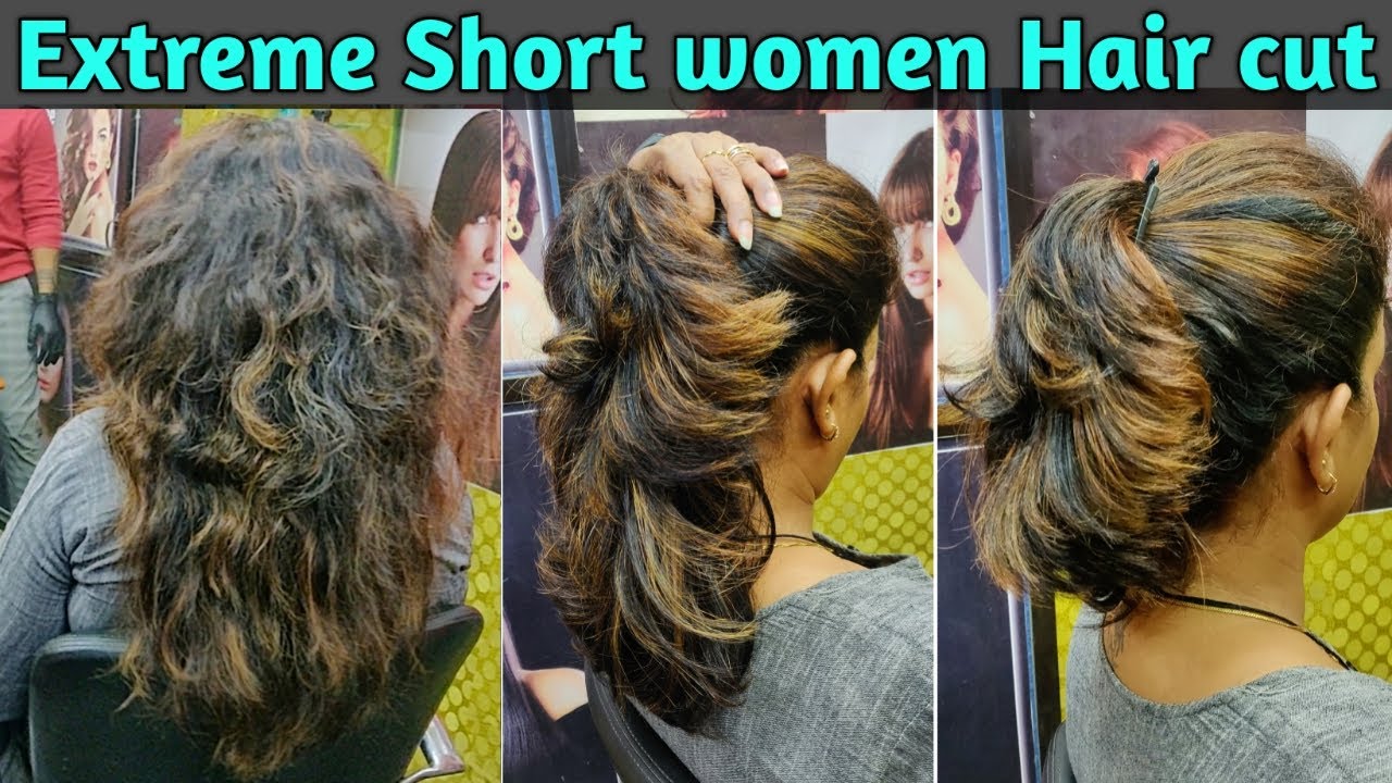 Extreme Short Haircuts for women 2021/Long to very Short Haircut / short U shape haircut Tutorial