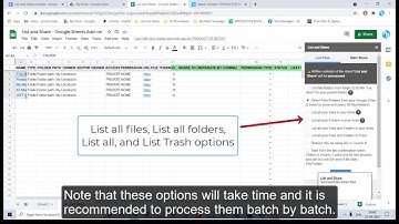 How to list your Google Drive files in Google Sheets ?