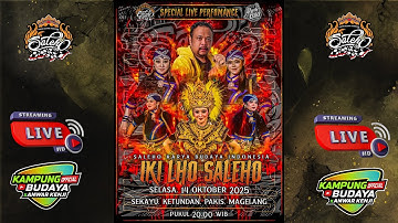 Live Tunda Topeng Ireng Saleho Karya Budaya Indonesia Ketundan Pakis Magelang