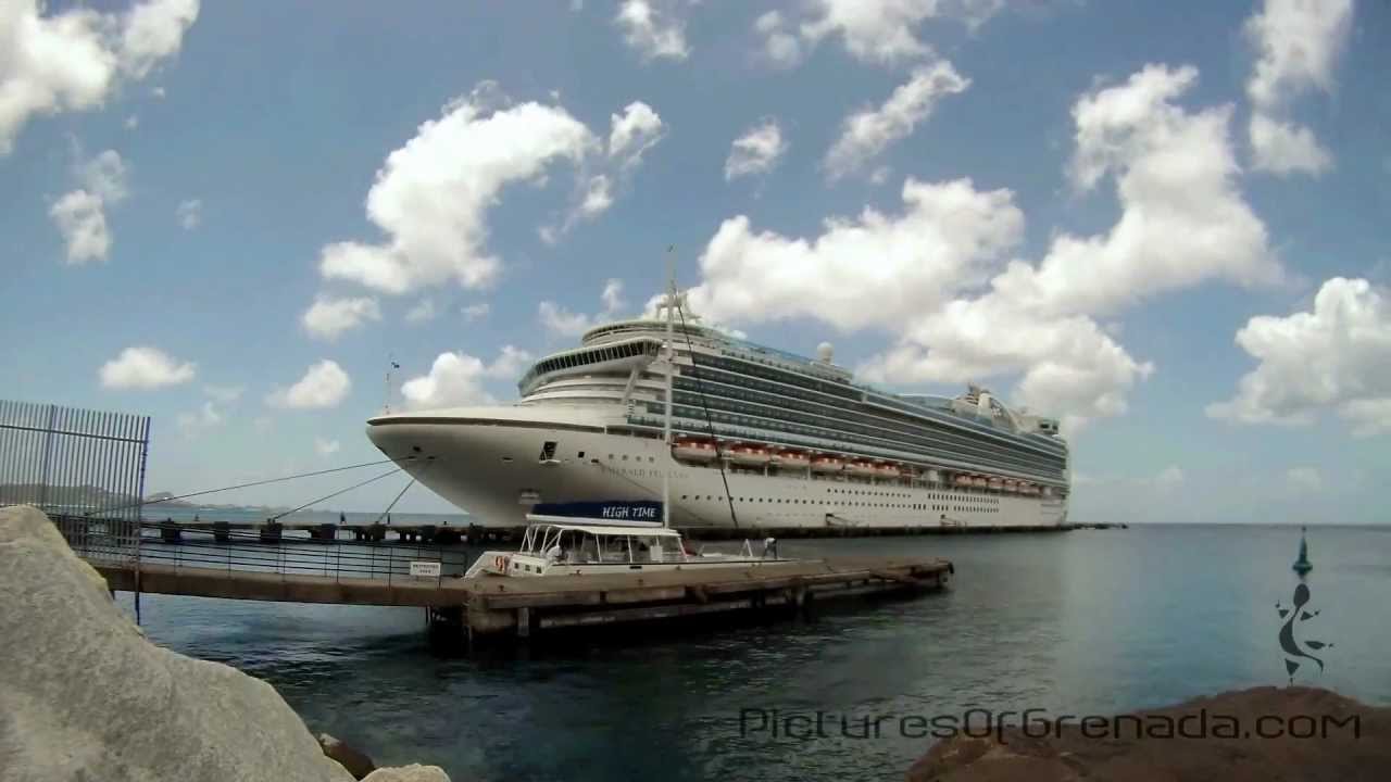 Grenada Cruise Ship Port Emerald Princess Time Lapse YouTube grenada-cruise-ship-port-emerald-princess-time-lapse-youtube