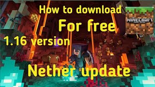 How to download Minecraft 1.16 version || In mobile android || Nether update 2020 || Tech youtuber screenshot 4