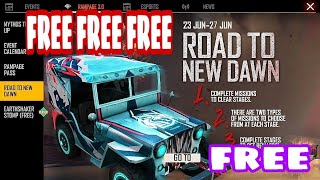 ROAD TO NEW DAWN FREE FIRE INDIA || NEW update