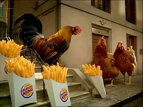 Burger King Chicken Fries Outcast Commercial