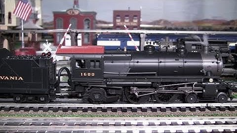 MTH Premier PRR E6 Atlantic (4-4-2) O-Gauge Steam Locomotive in True HD 1080p