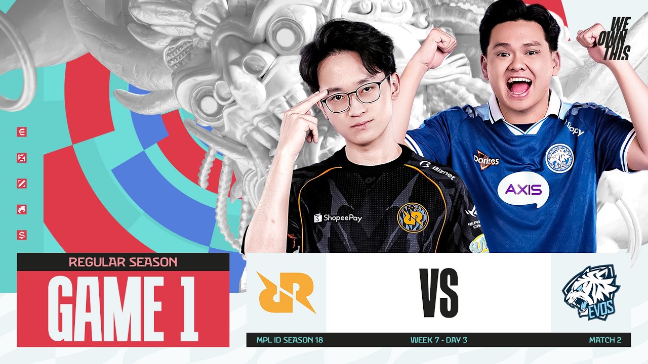 RRQ vs EVOS | Regular Season Week 7 Day 3 | Game 1 | #MPLIDS18