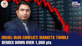 Sensex Tanks 1,000 Point, Nifty Slips Below 24,800|Israel-Iran War Escalates | Midcap Smallcap Crash