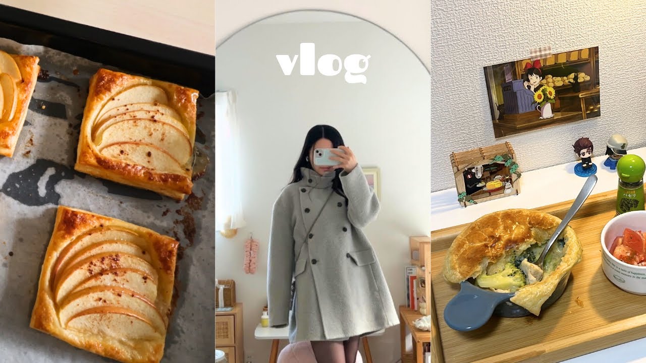 vlog ∥1人好き社会人の日常 , お家時間と久々のお出かけを満喫する3日間密着🎶