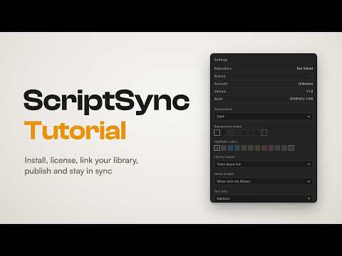 Script Sync for After Effects: Tutorial