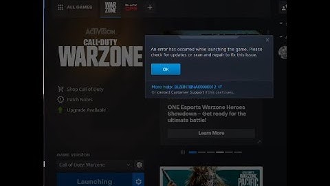 How to fix "An error has occurred while launching the game" warzone/modern warfare WORKING 2025