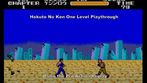 Hokuto No Ken One Level Playthrough on Master System