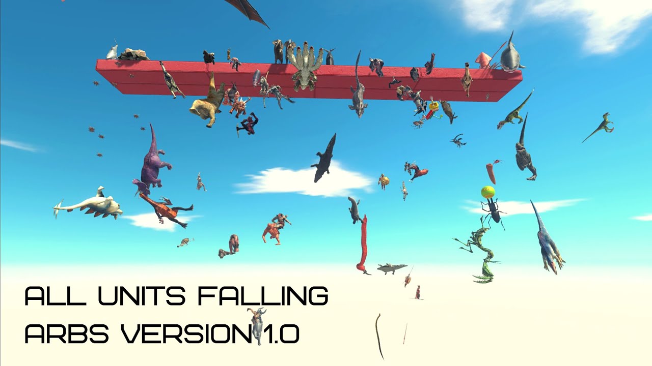All Units Falling Version 1.0 ARBS | Animal Revolt Battle Simulator