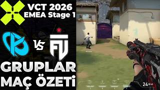 KARMINE CORP vs FUT MAÇ ÖZETİ | VCT 2026 EMEA Stage 1