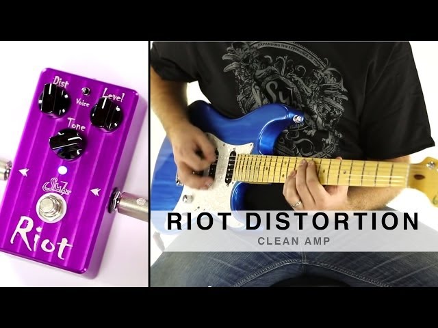 SUHR RIOT DISTORTION™ - CLEAN AMP - YouTube