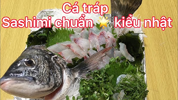 Sashimi cá tráp - câu cá tráp mồi cua - Trần Gia Youtube